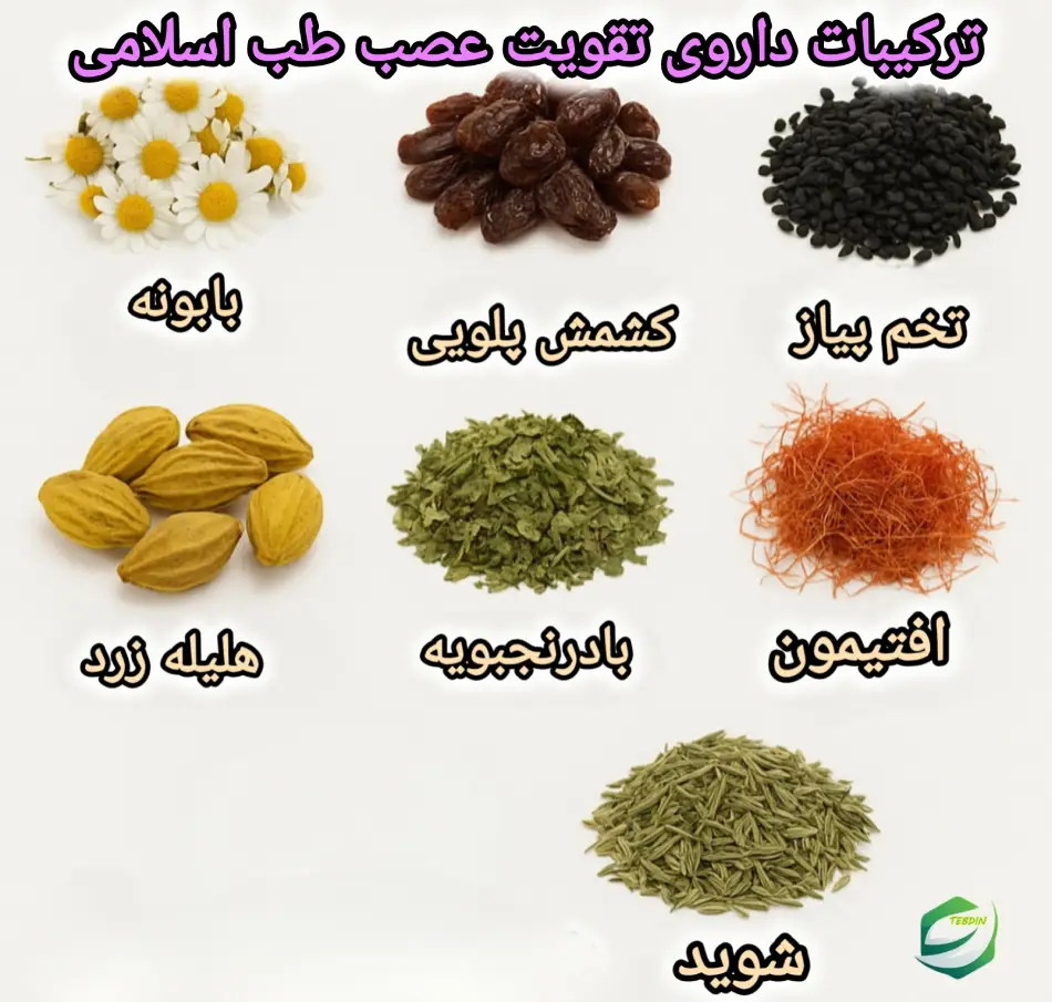 ترکیبات داروی تقویت عصب طب اسلامی