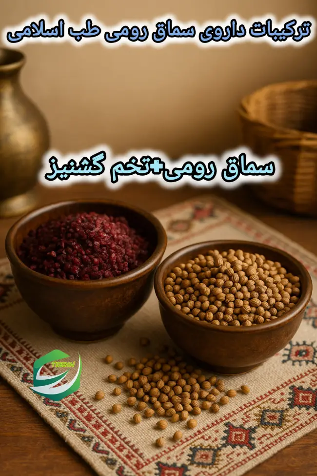 ترکیبات داروی سماق رومی طب اسلامی
