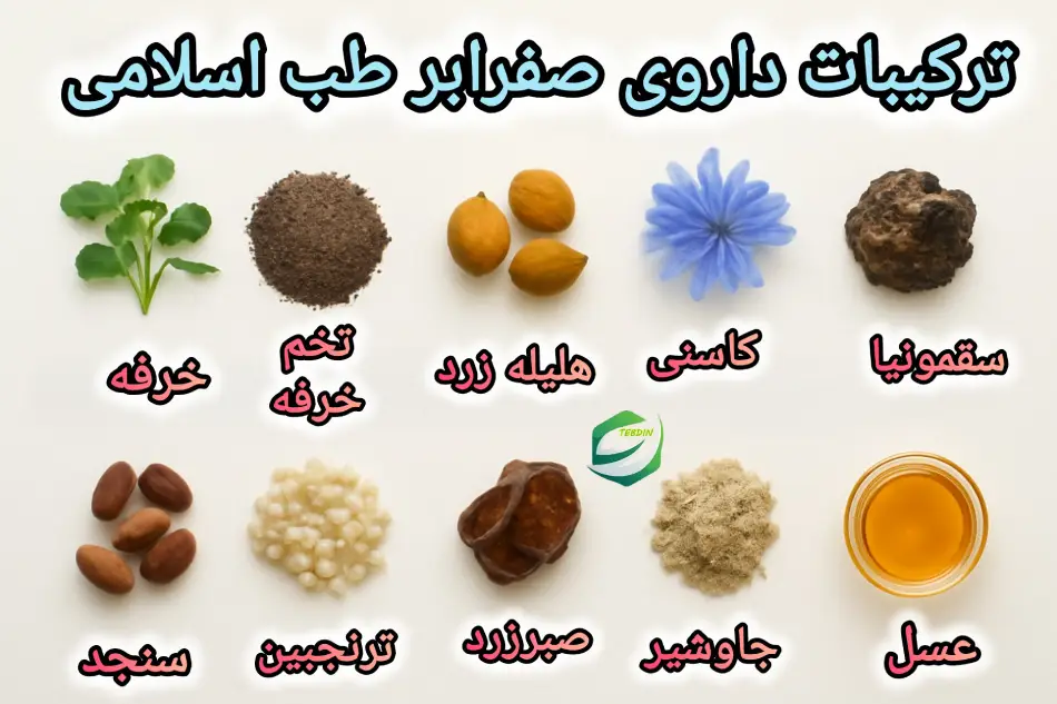 ترکیبات داروی صفرابر طب اسلامی