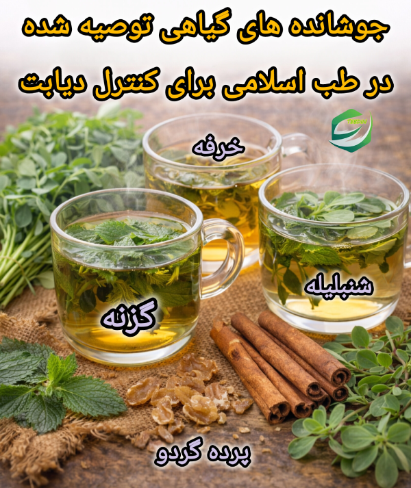 جوشانده های گیاهی توصیه شده در طب اسلامی برای کنترل دیابت