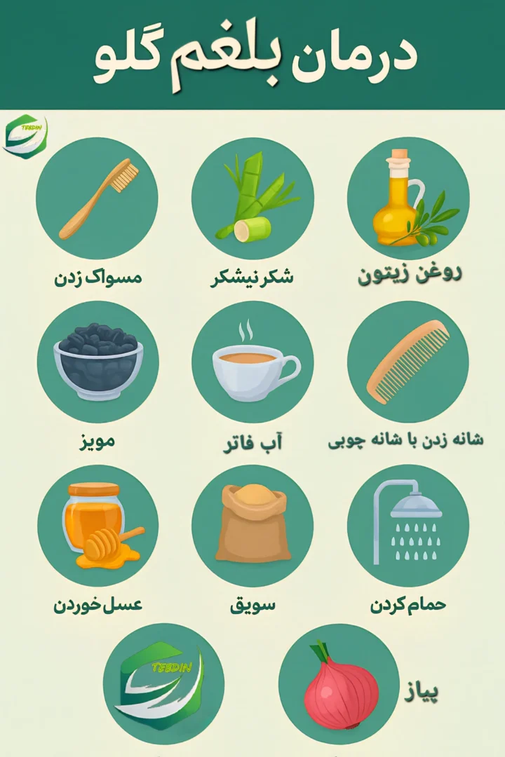درمان بلغم گلو