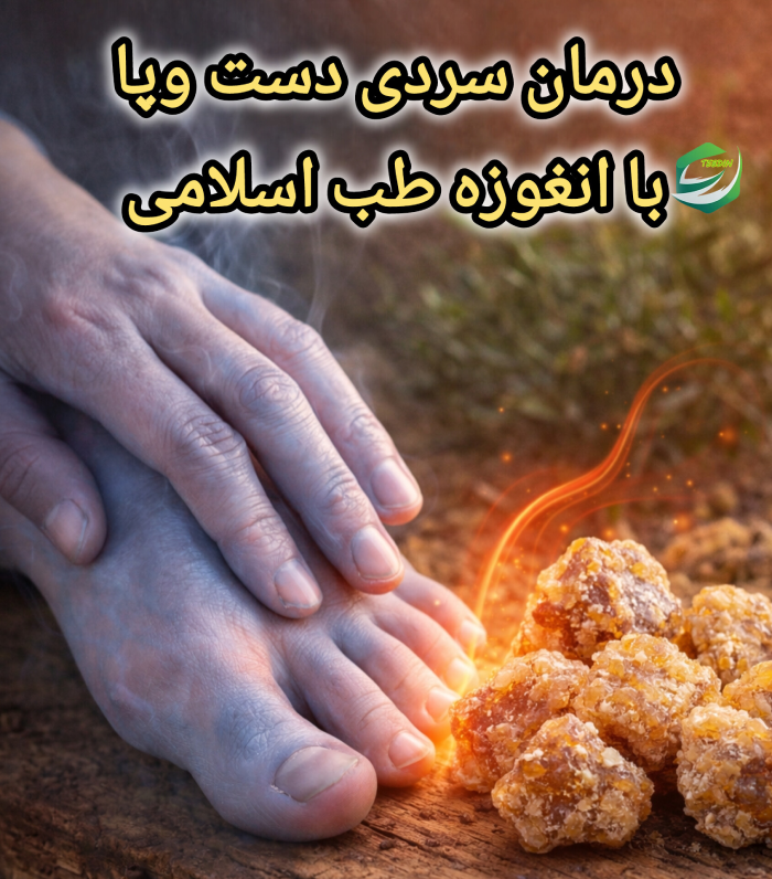 درمان سردی دست و پا با انغوزه طب اسلامی
