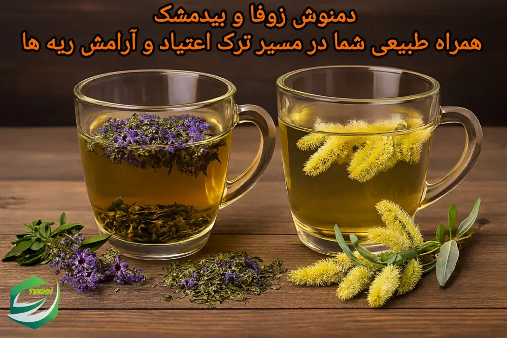 دمنوش زوفاو بیدمشک