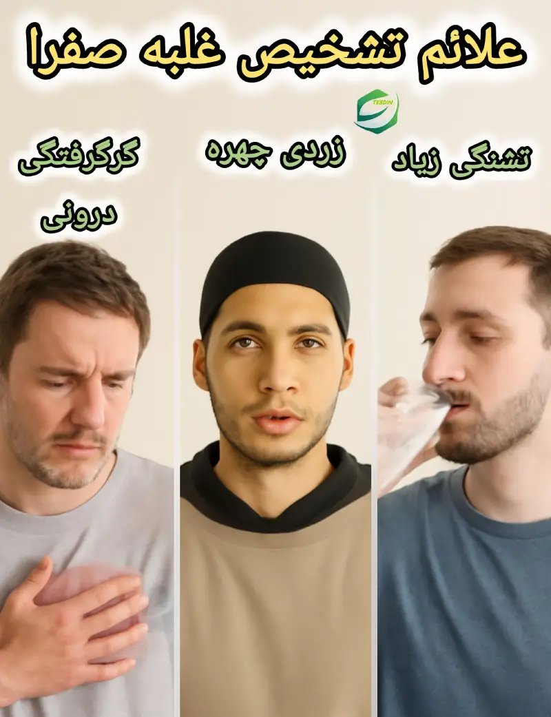 علائم تشخیص غلبه صفرا