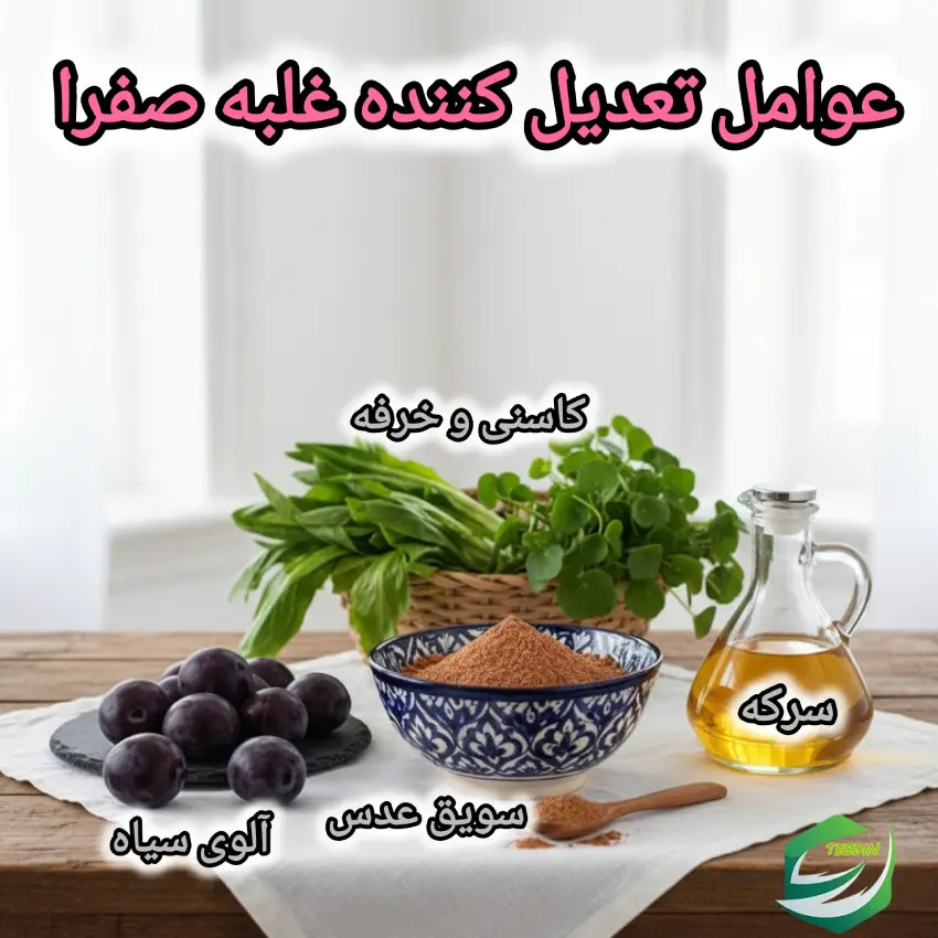 عوامل تعدیل کننده غلبه صفرا