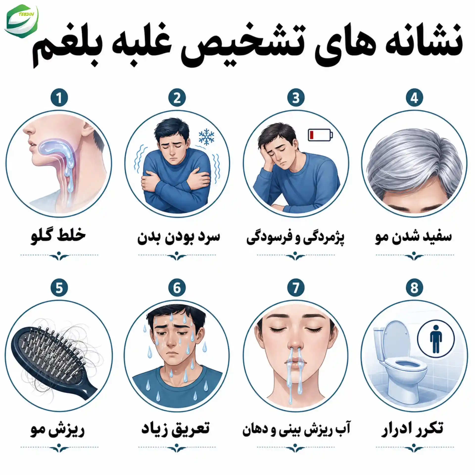 قویترین بلغم زدا + درمان غلبه بلغم 6 نشانه های تشخیص غلبه بلغم