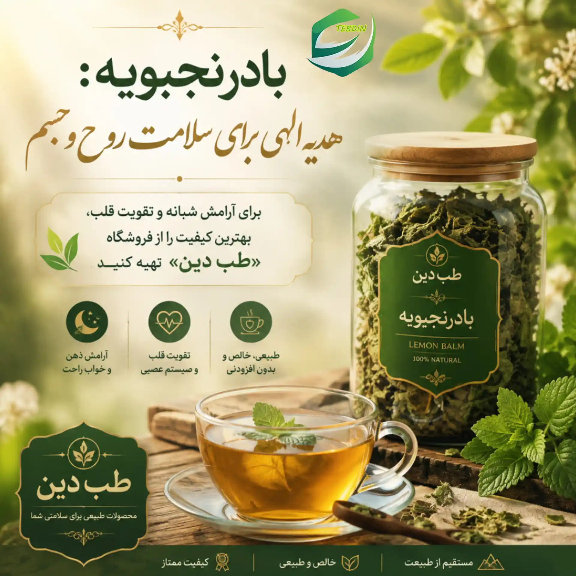 بادرنجبویه هدیه الهی