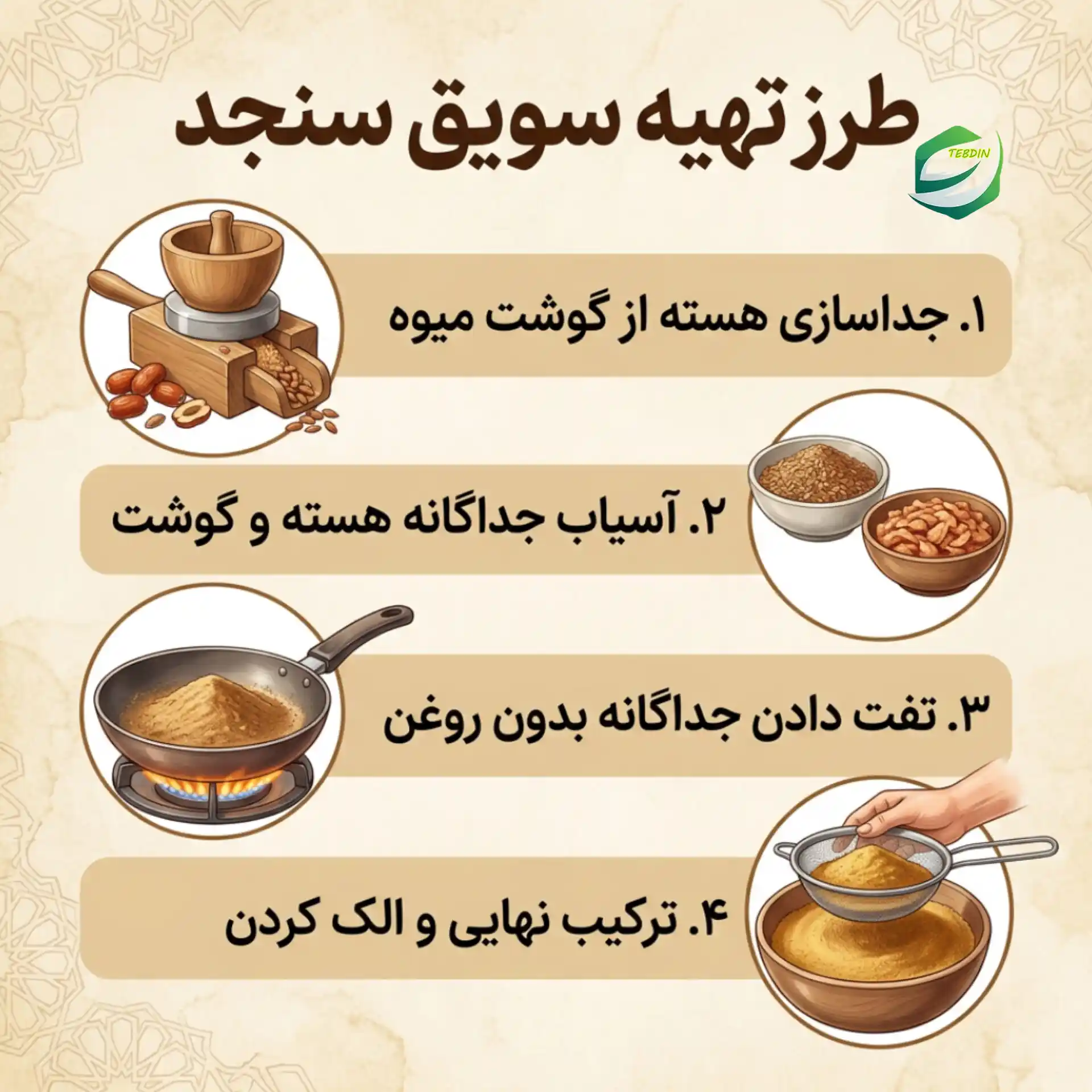 سنجد و پوکی استخوان 6 طرز تهیه سویق سنجد