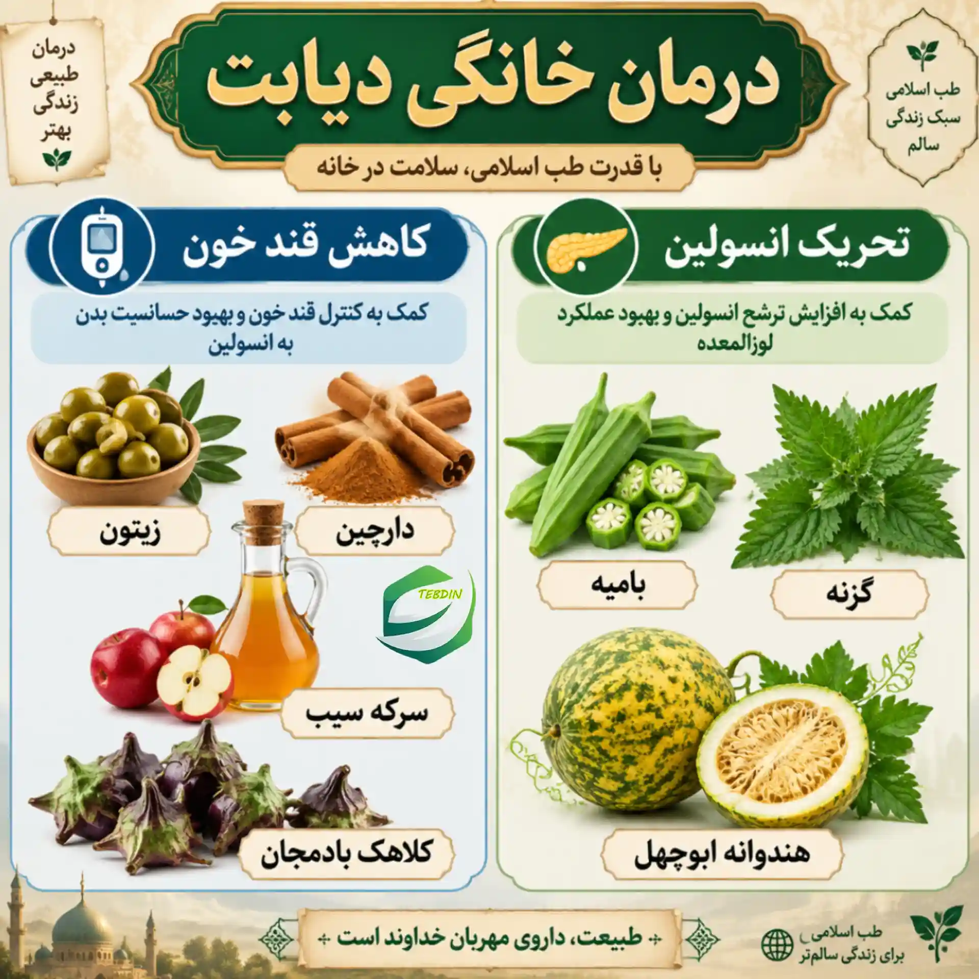 درمان خانگی دیابت