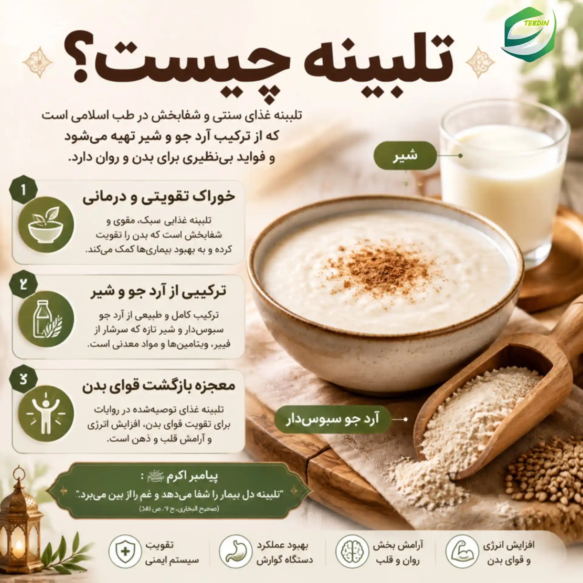 خوراک تلبینه چیست 1 تلبینه چیست؟