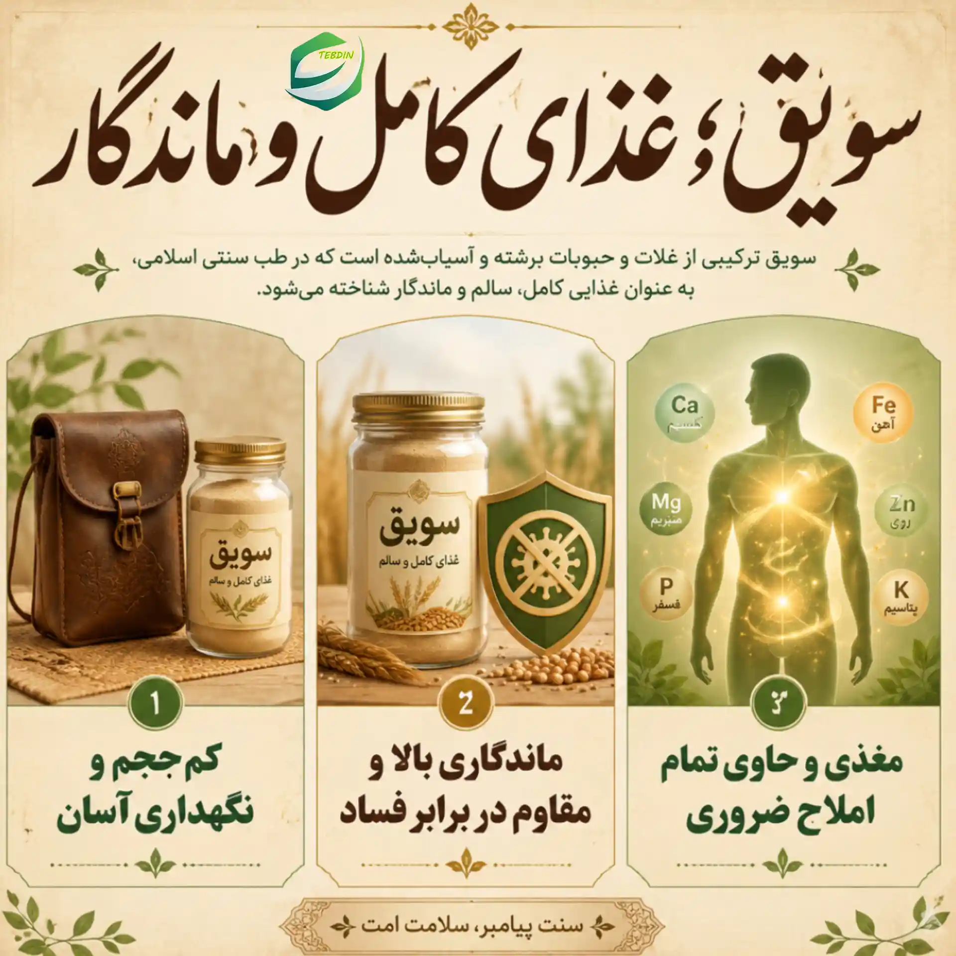سویق غذای کامل و ماندگار