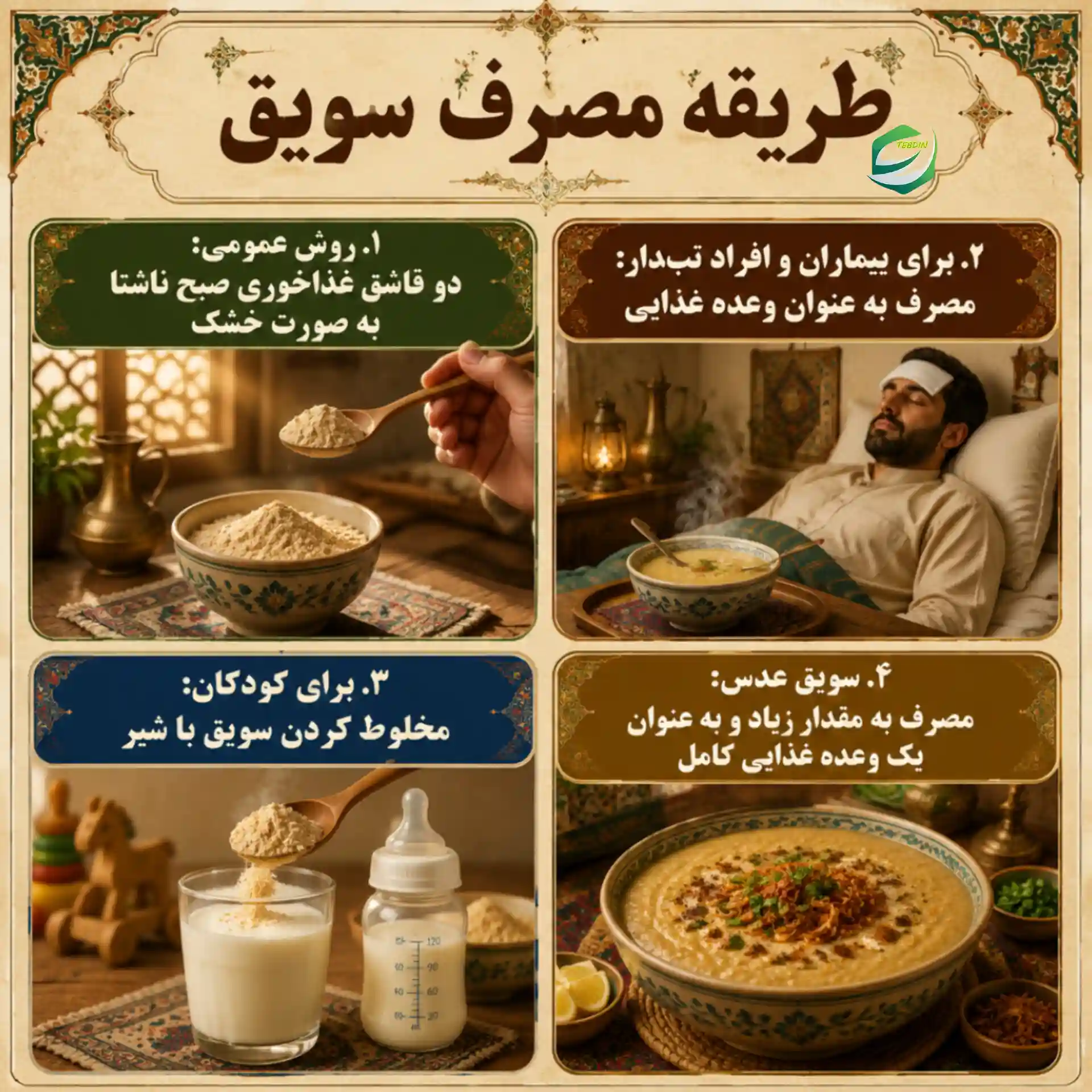 طريقه مصرف سويق
