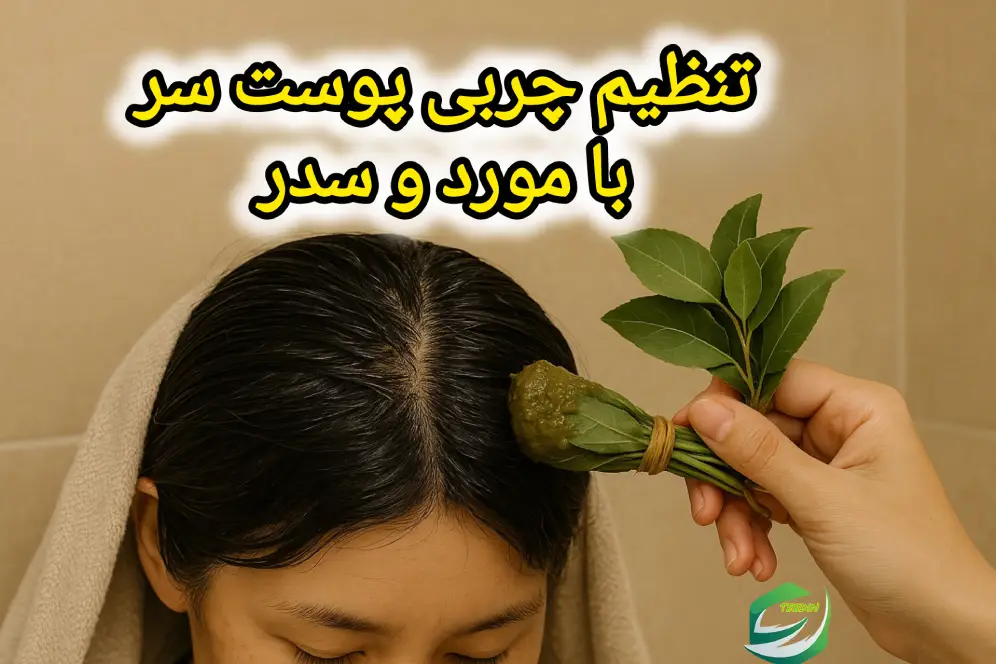 تنظیم چربی پوست سر با مورد و سدر