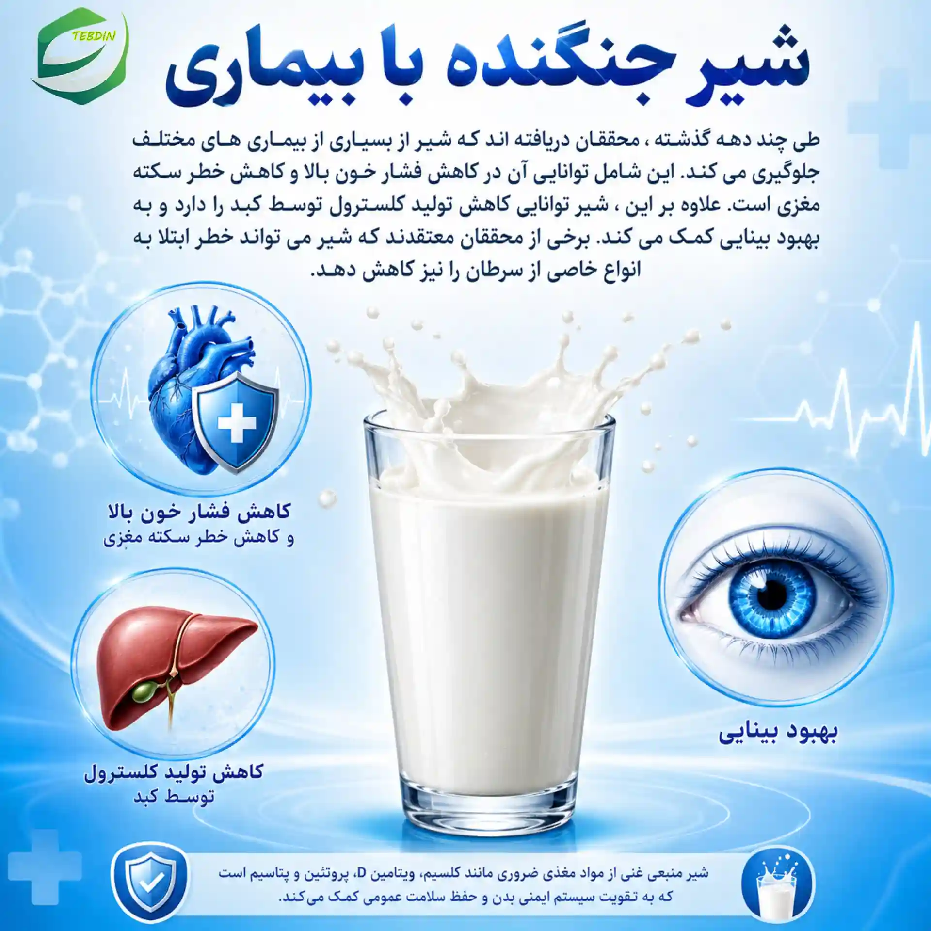 شیر جنگنده با بیماری