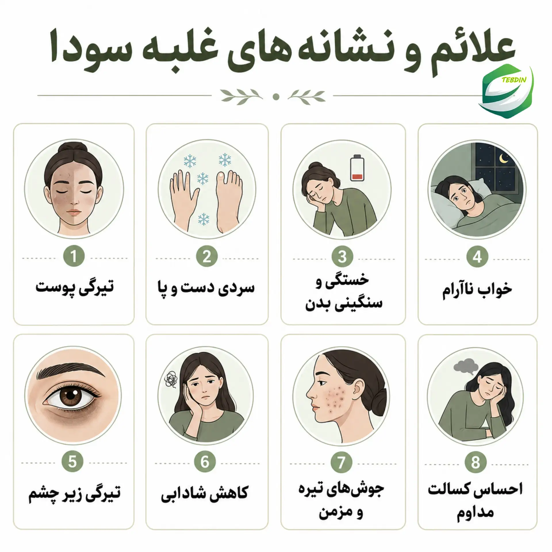 دمنوش عالی برای برطرف کردن غلظت خون در افراد سودایی 3 علائم و نشانه های غلبه سودا