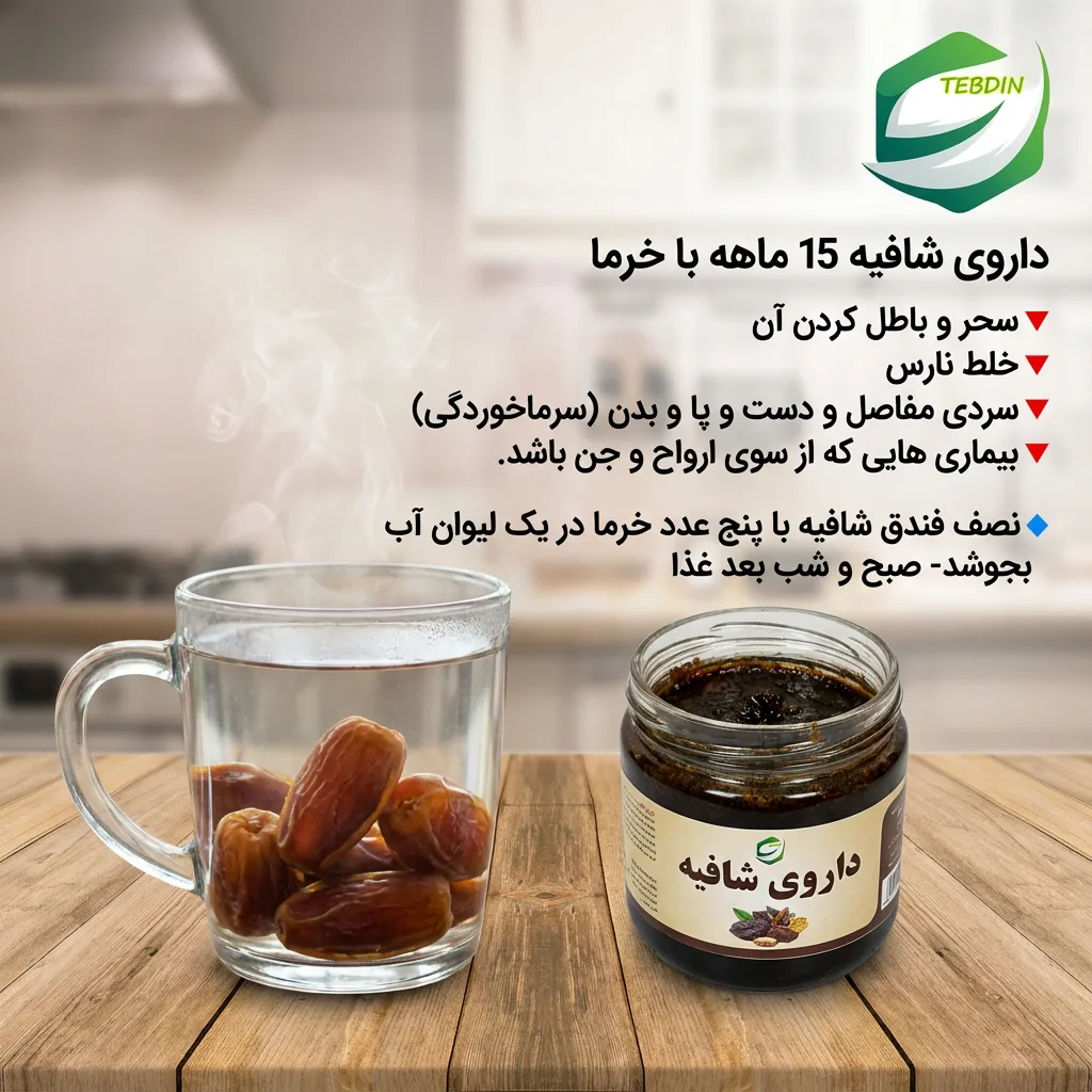 شافیه با خرما درمان سم و سحر و سردی