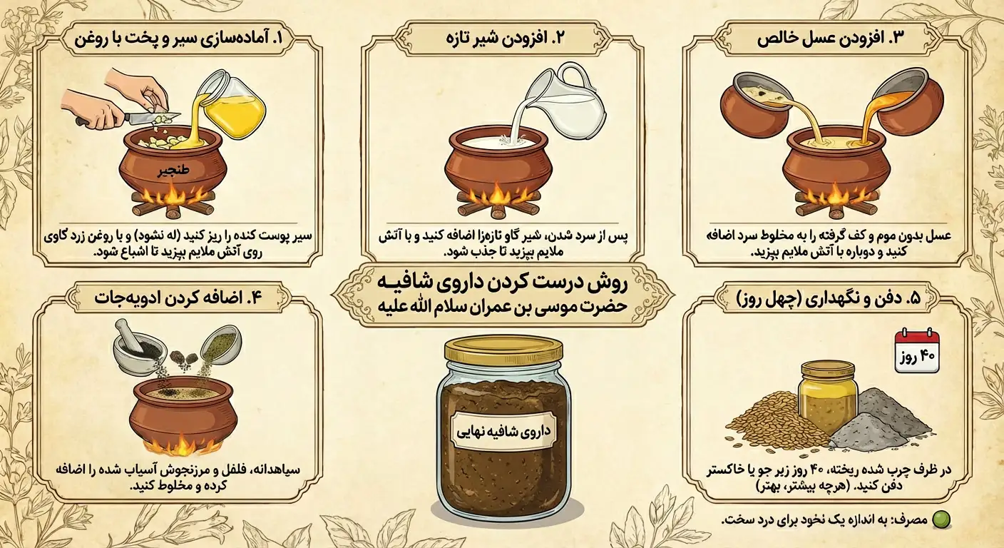 طرز درست کردن داروی شافیه