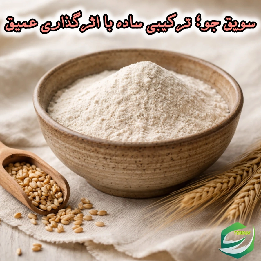 سویق جو ترکیبی ساده با اثرگذاری عمیق