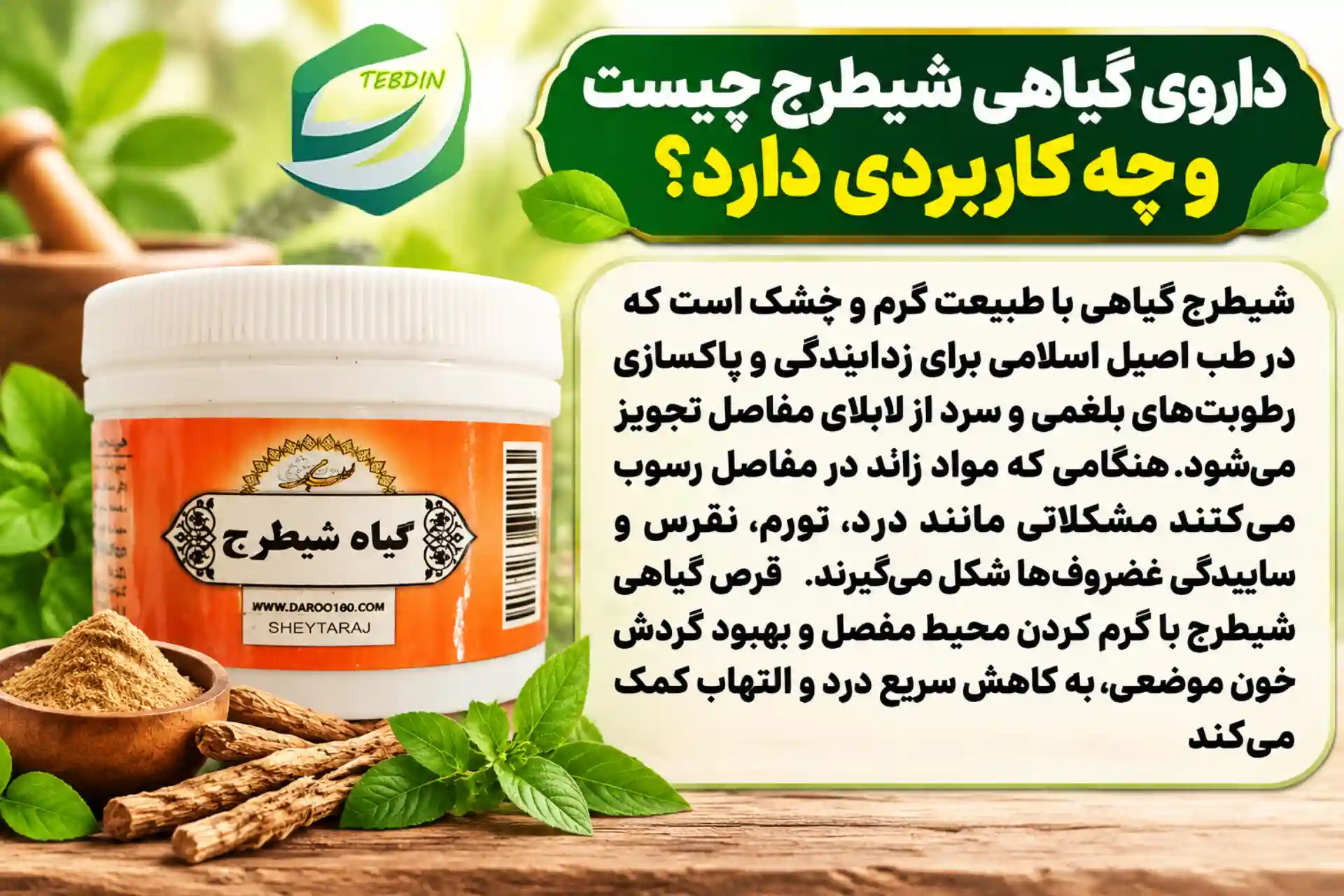 قرص گیاهی شیطرج 4 داروی گیاهی شیطرج چیست و چه کاربردی دارد؟