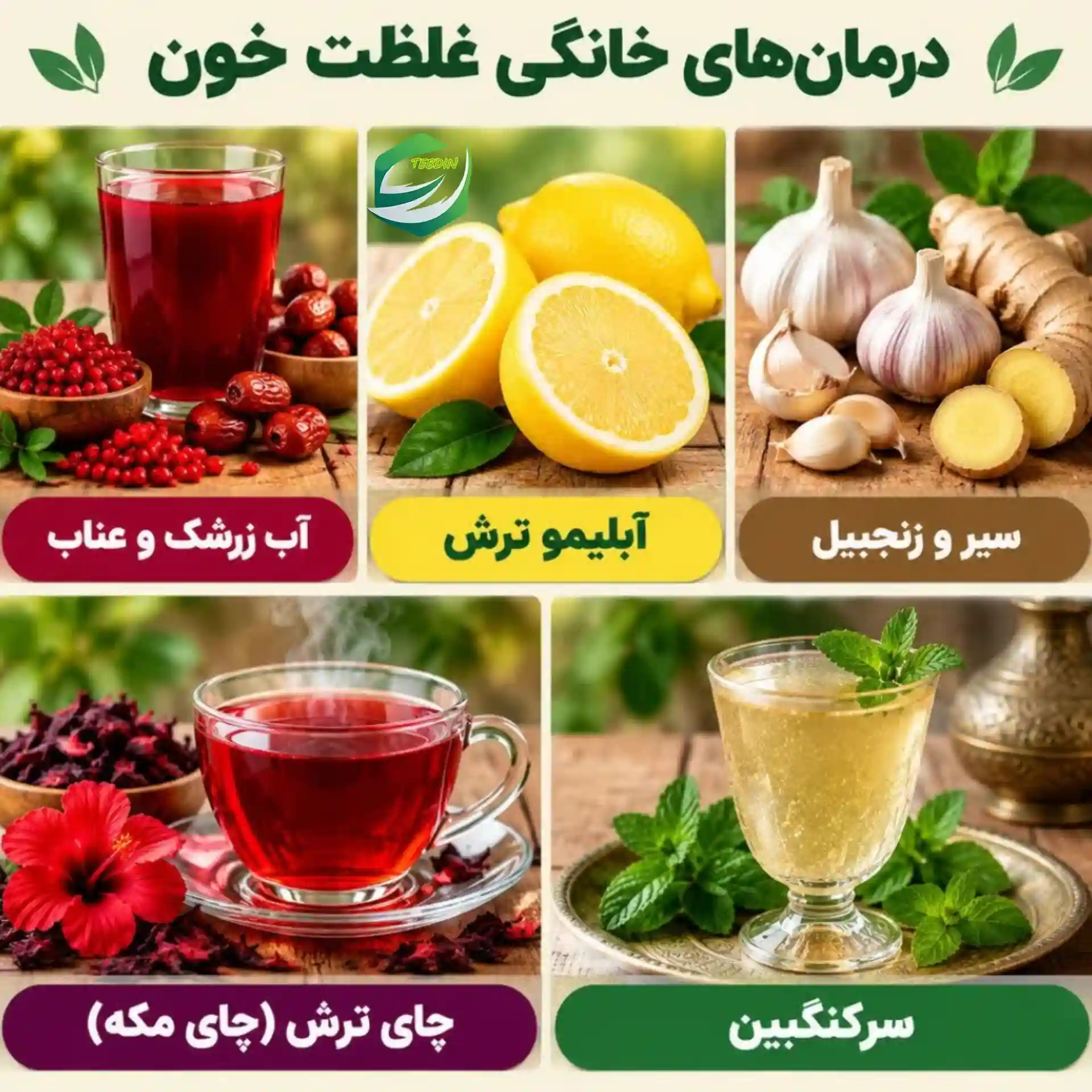 درمان های خانگی غلظت خون